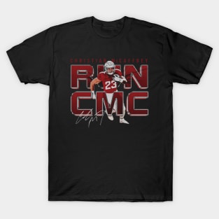 Christian Mccaffrey San Francisco Run CMC Metal T-Shirt